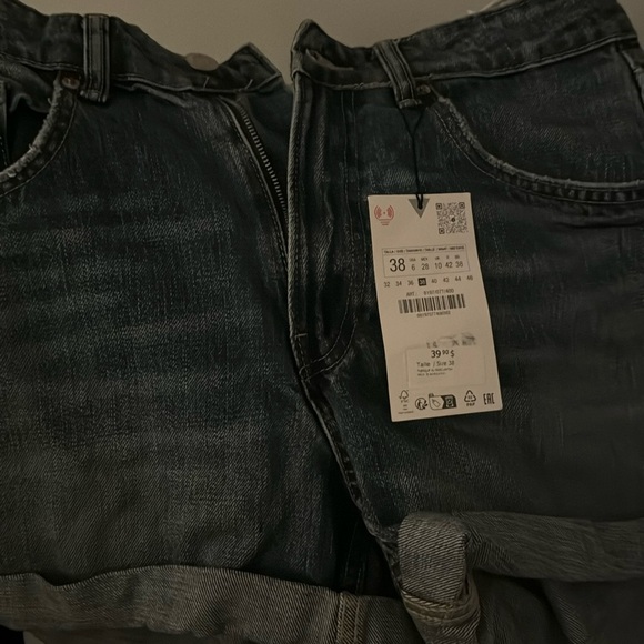 Mom shorts from Zara size 38 - Picture 1 of 2
